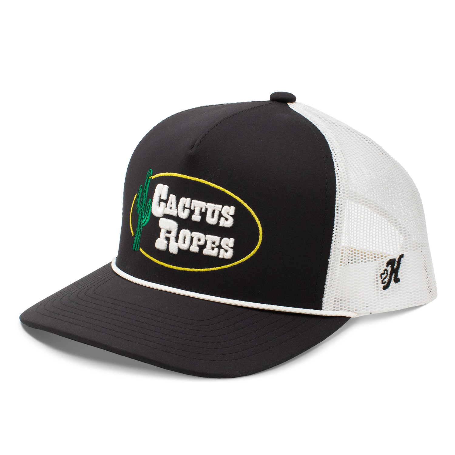 Cactus Ropes Riptide Cactus Ropes - Logo Black Rope Trucker Cap – 4NRanch